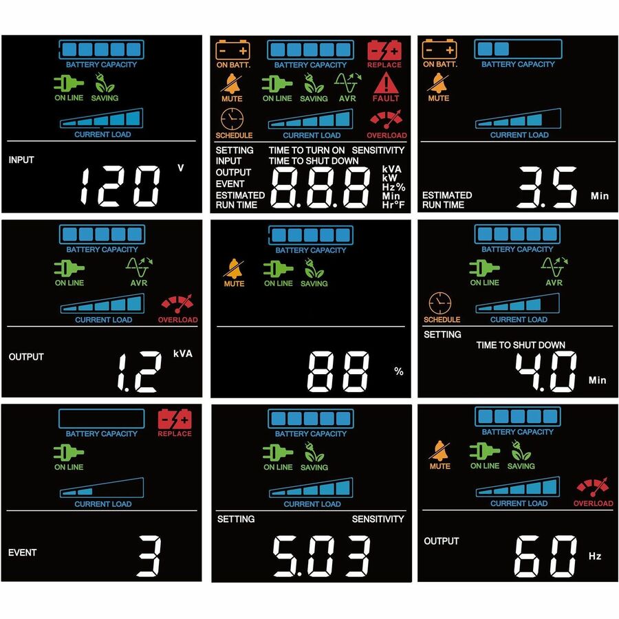 CyberPower CP1500PFCLCDTAA TAA Intelligent Compliant UPS Systems CP1500PFCLCDTAA