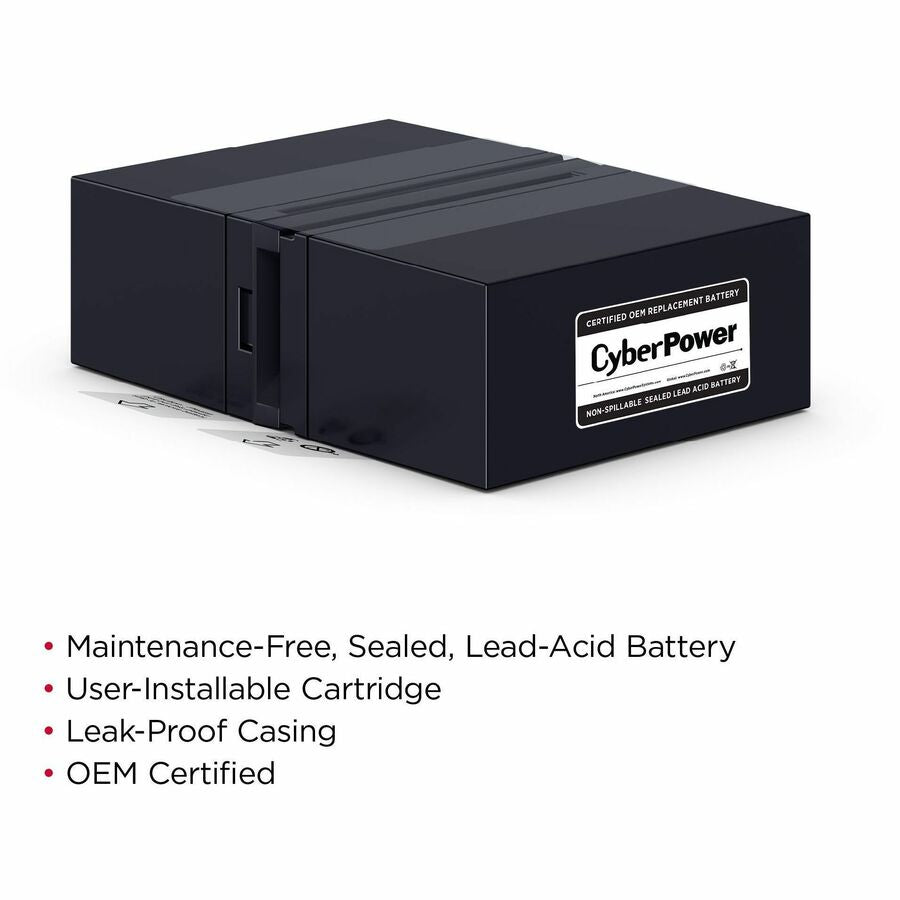 CyberPower RB1280X2B Replacement Battery Cartridge RB1280X2B