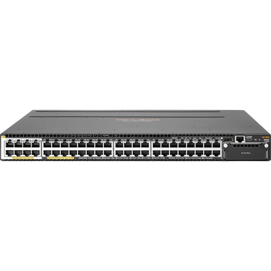 Aruba 3810M 40G 8 HPE Smart Rate PoE+ 1-slot Switch JL076A