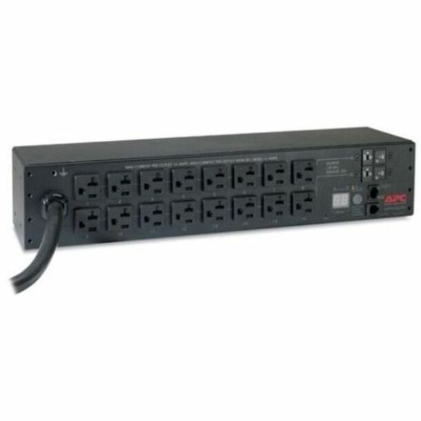 APC by Schneider Electric Rack PDU, Metered, 2U, 30A, 120V, (16) 5-20 AP7802B