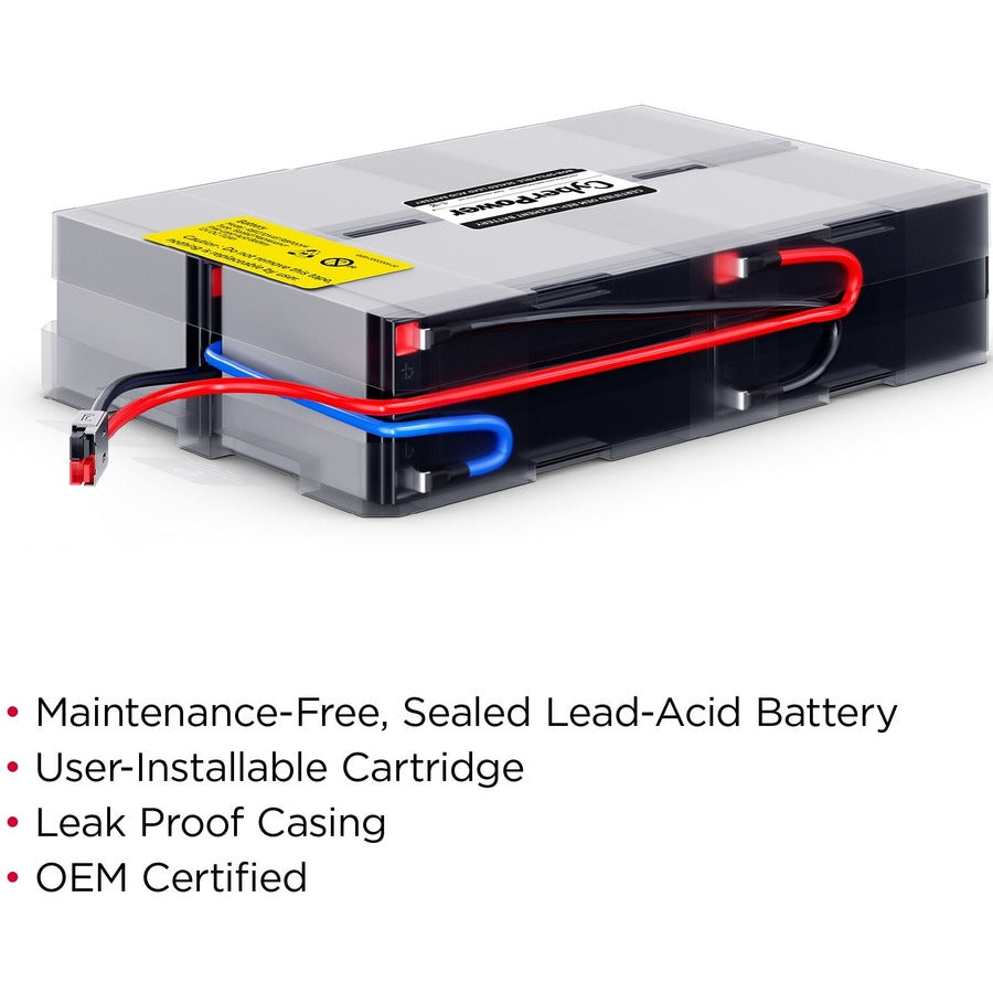 CyberPower RB1270X4F Replacement Battery Cartridge RB1270X4F