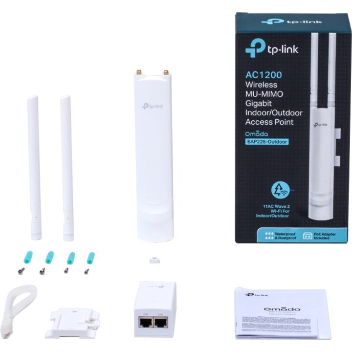 TP-Link EAP225-Outdoor - Omada AC1200 Wireless Gigabit Outdoor Access Point EAP225-Outdoor