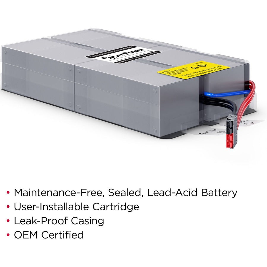 CyberPower RB1290X4F Replacement Battery Cartridge RB1290X4F