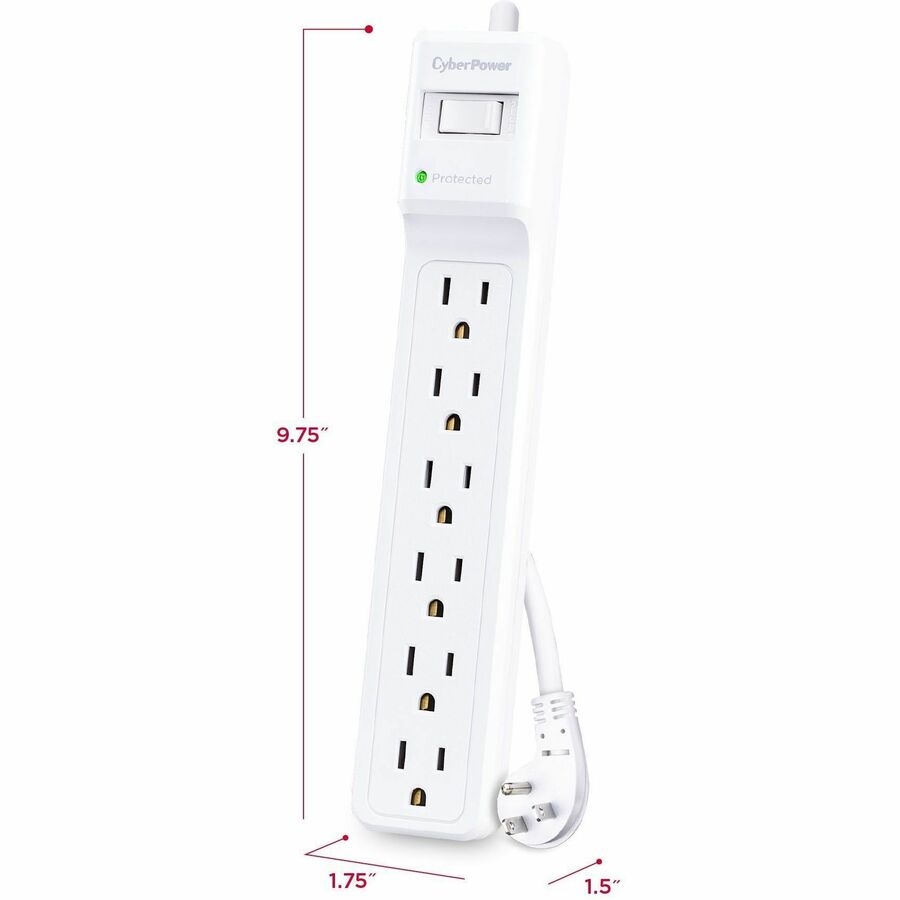 CyberPower B615 Essential 6 - Outlet Surge with 1500 J B615