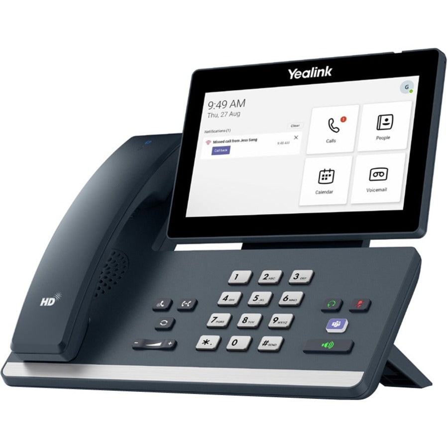 Yealink MP58 IP Phone - Corded/Cordless - Corded/Cordless - Bluetooth, Wi-Fi - Tabletop - Classic Gray 1301199