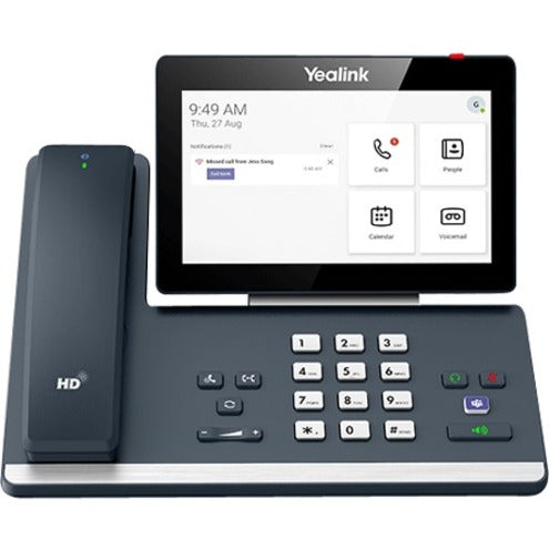 Yealink MP58 IP Phone - Corded/Cordless - Corded/Cordless - Bluetooth, Wi-Fi - Tabletop - Classic Gray 1301199