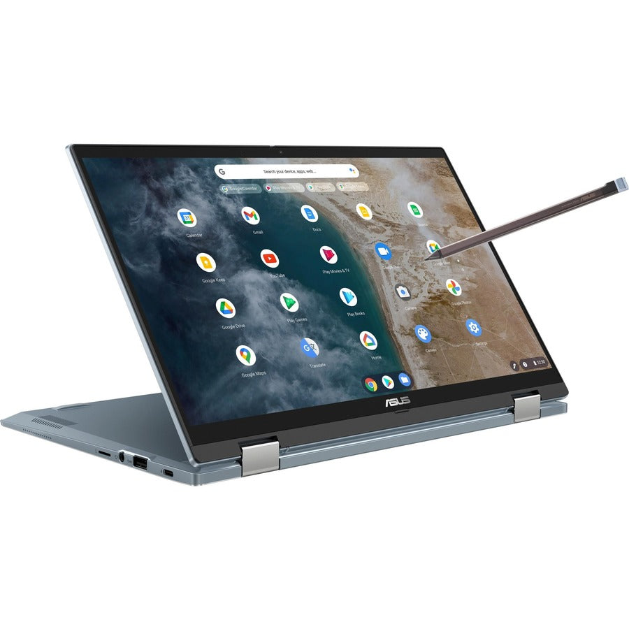 Asus Chromebook Flip CX5400 CX5400FMA-DN762T-S 14" Touchscreen Convertible 2 in 1 Chromebook - Full HD - 1920 x 1080 - Intel Core i7 11th Gen i7-1160G7 Quad-core (4 Core) 2.10 GHz - 16 GB Total RAM - 512 GB SSD - AI Blue CX5400FMA-DN762T-S