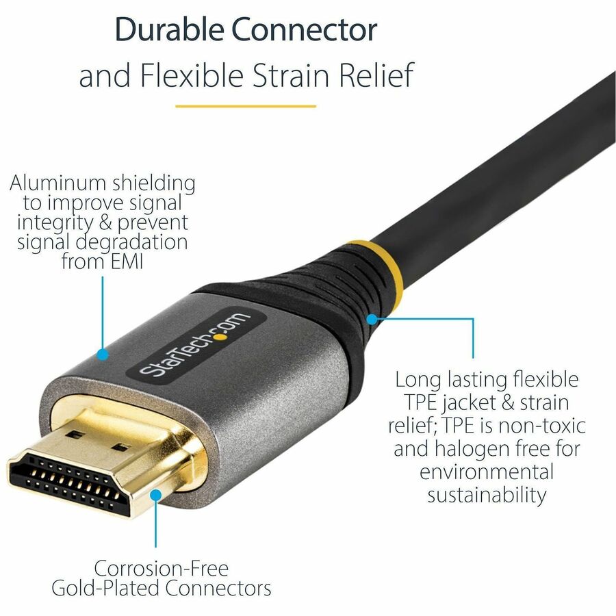 3ft/1m HDMI 2.1 Cable, Certified Ultra High Speed HDMI Cable 48Gbps, 8K 60Hz/4K 120Hz HDR10+, 8K HDMI Cable, Monitor/Display HDMM21V1M