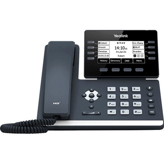 Yealink SIP-T53 IP Phone - Corded - Corded - Wall Mountable, Desktop - Classic Gray 1301086