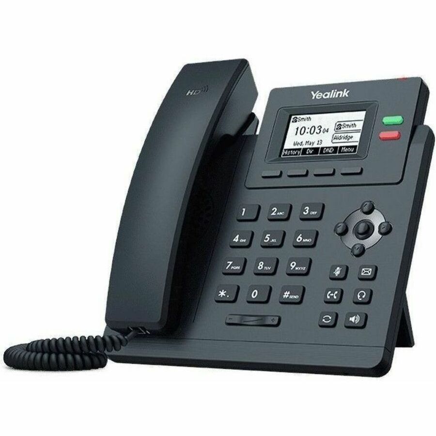 Yealink SIP-T31P IP Phone - Corded - Corded - Wall Mountable - Classic Gray 1301043