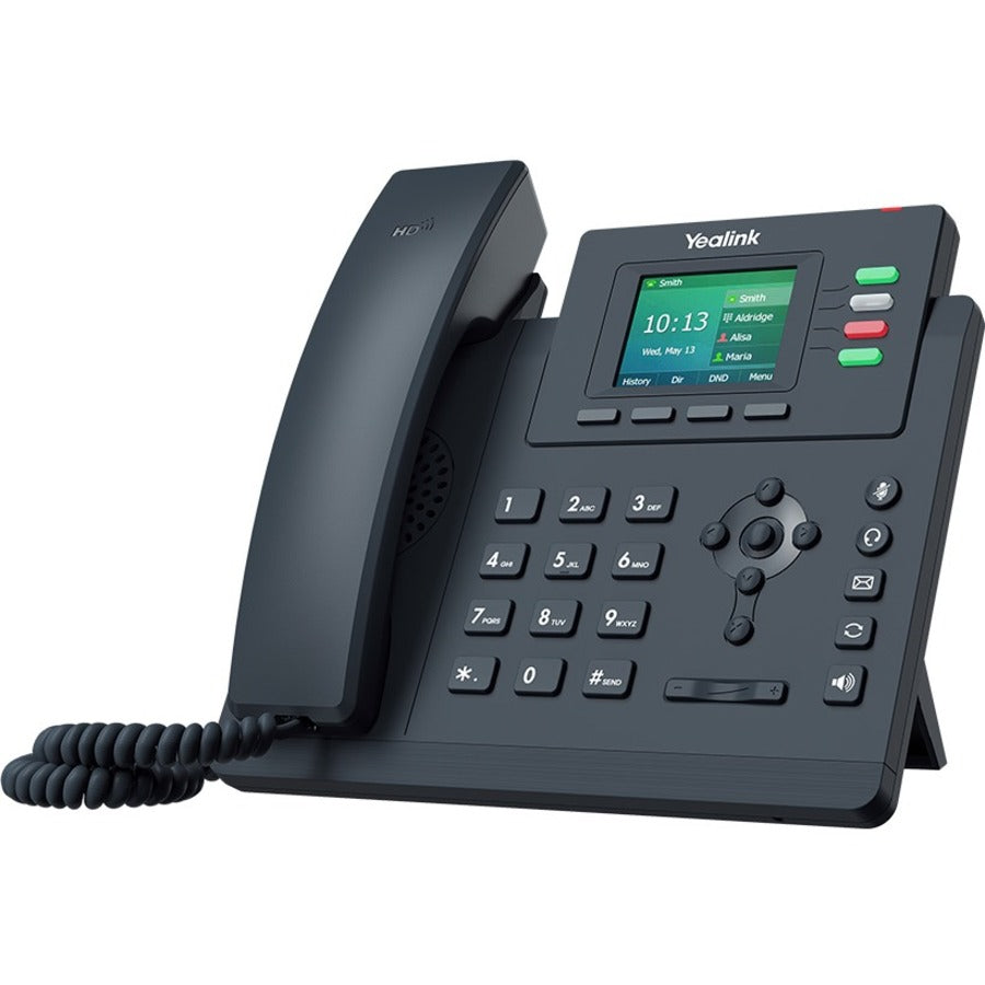 Yealink SIP-T33G IP Phone - Corded/Cordless - Corded - Wall Mountable, Desktop - Classic Gray 1301046