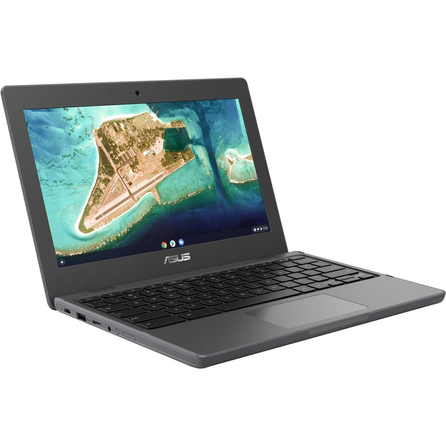 Asus Chromebook CR1 CR1100CKA-YZ142 11.6" Rugged Chromebook - HD - Intel Celeron N5100 - 4 GB - 32 GB Flash Memory - Dark Gray CR1100CKA-YZ142