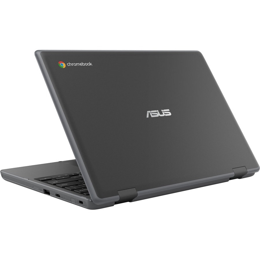 Asus Chromebook CR1 CR1100CKA-YZ142 11.6" Rugged Chromebook - HD - 1366 x 768 - Intel Celeron N5100 Quad-core (4 Core) 1.10 GHz - 4 GB Total RAM - 32 GB Flash Memory - Dark Gray CR1100CKA-YZ142