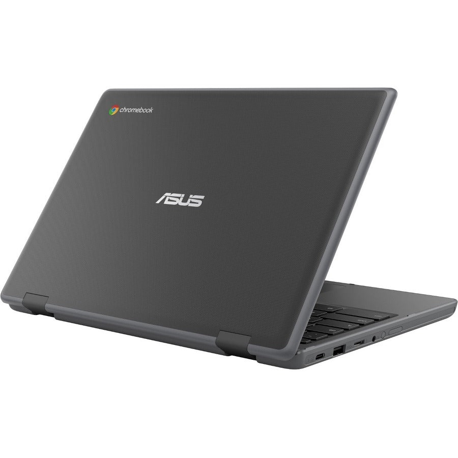 Asus Chromebook CR1 CR1100CKA-YZ182 11.6" Rugged Chromebook - HD - 1366 x 768 - Intel Celeron N5100 Quad-core (4 Core) 1.10 GHz - 8 GB Total RAM - 32 GB Flash Memory - Dark Gray CR1100CKA-YZ182