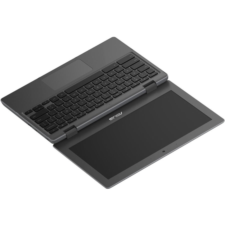 Asus Chromebook CR1 CR1100CKA-YZ182 11.6" Rugged Chromebook - HD - 1366 x 768 - Intel Celeron N5100 Quad-core (4 Core) 1.10 GHz - 8 GB Total RAM - 32 GB Flash Memory - Dark Gray CR1100CKA-YZ182