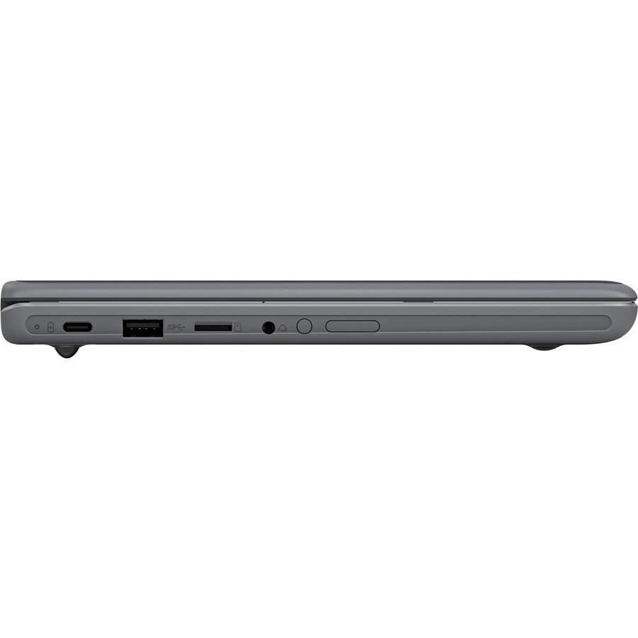 Asus Chromebook CR1 CR1100CKA-YZ182 11.6" Rugged Chromebook - HD - 1366 x 768 - Intel Celeron N5100 Quad-core (4 Core) 1.10 GHz - 8 GB Total RAM - 32 GB Flash Memory - Dark Gray CR1100CKA-YZ182