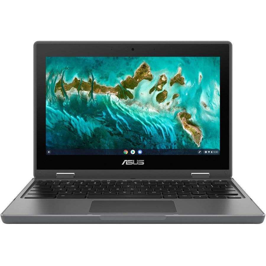 Asus Chromebook Flip CR1 CR1100FKA-YZ142T-S 11.6" Touchscreen Convertible Chromebook - HD - Intel Celeron N5100 - 4 GB - 32 GB Flash Memory - Dark Gray CR1100FKA-YZ142T-S