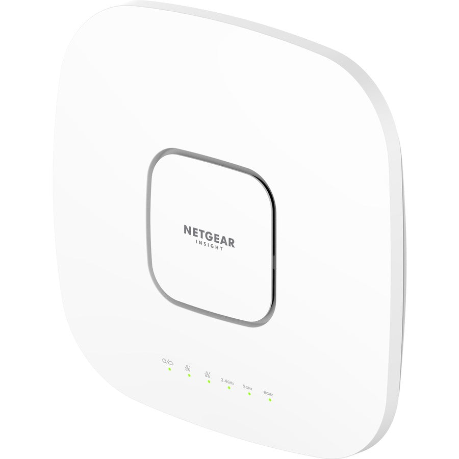 Netgear WAX630E Tri Band IEEE 802.11 a/b/g/n/ac/ax/i 7.80 Gbit/s Wireless Access Point - Indoor WAX630EP-100NAS