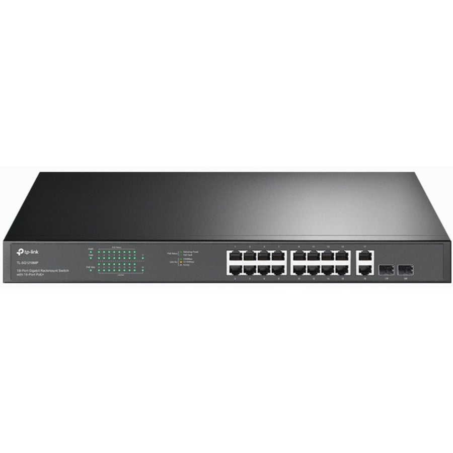 TP-Link TL-SG1218MP - 18-Port Gigabit Rackmount Switch with 16 PoE+ TL-SG1218MP