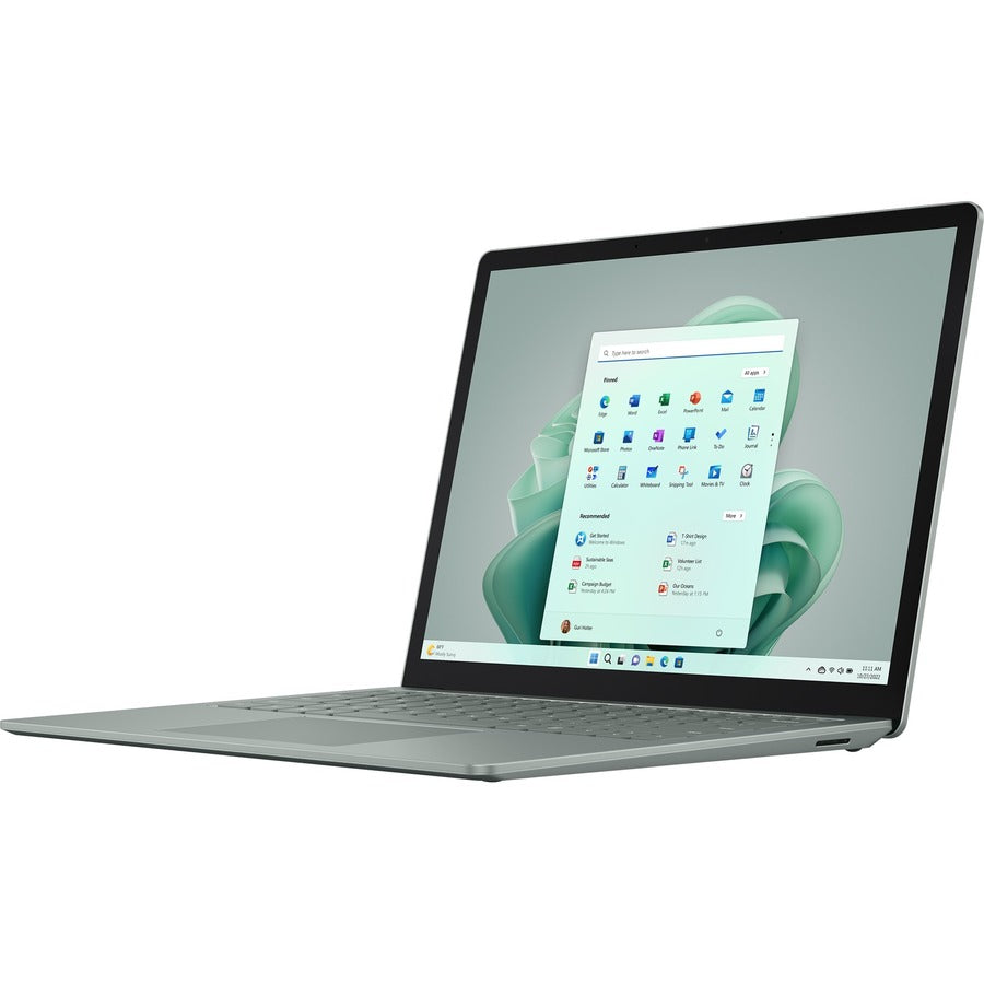 Microsoft Surface Laptop 5 13.5" Touchscreen Notebook - 2256 x 1504 - Intel Core i7 12th Gen i7-1265U - Intel Evo Platform - 16 GB Total RAM - 512 GB SSD - Sage RBH-00051