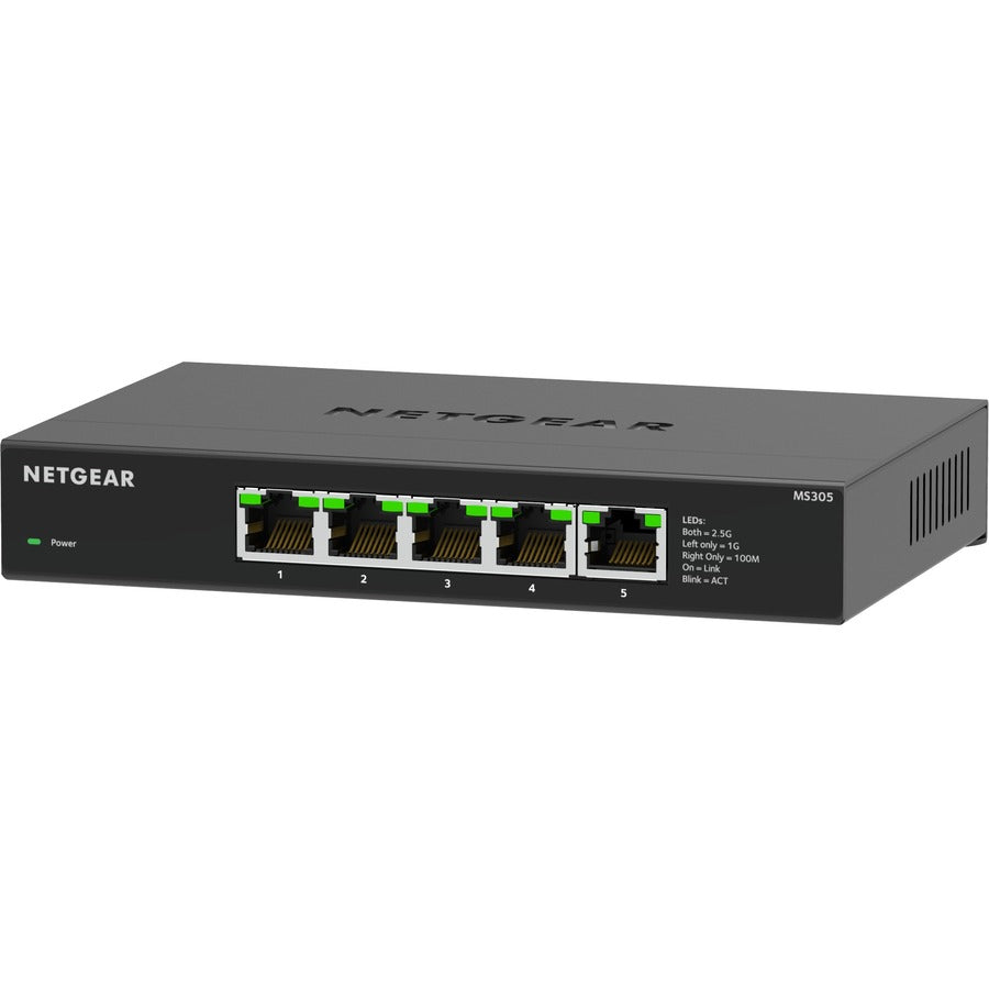 Netgear 5-Port Multi-Gigabit (2.5G) Ethernet Unmanaged Switch MS305-100NAS