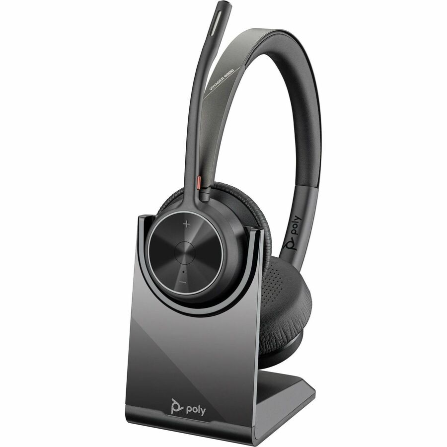 Poly Voyager 4320 UC Stereo USB-A Headset + BT700 USB-A Adapter + Charging Stand 77Y99AA