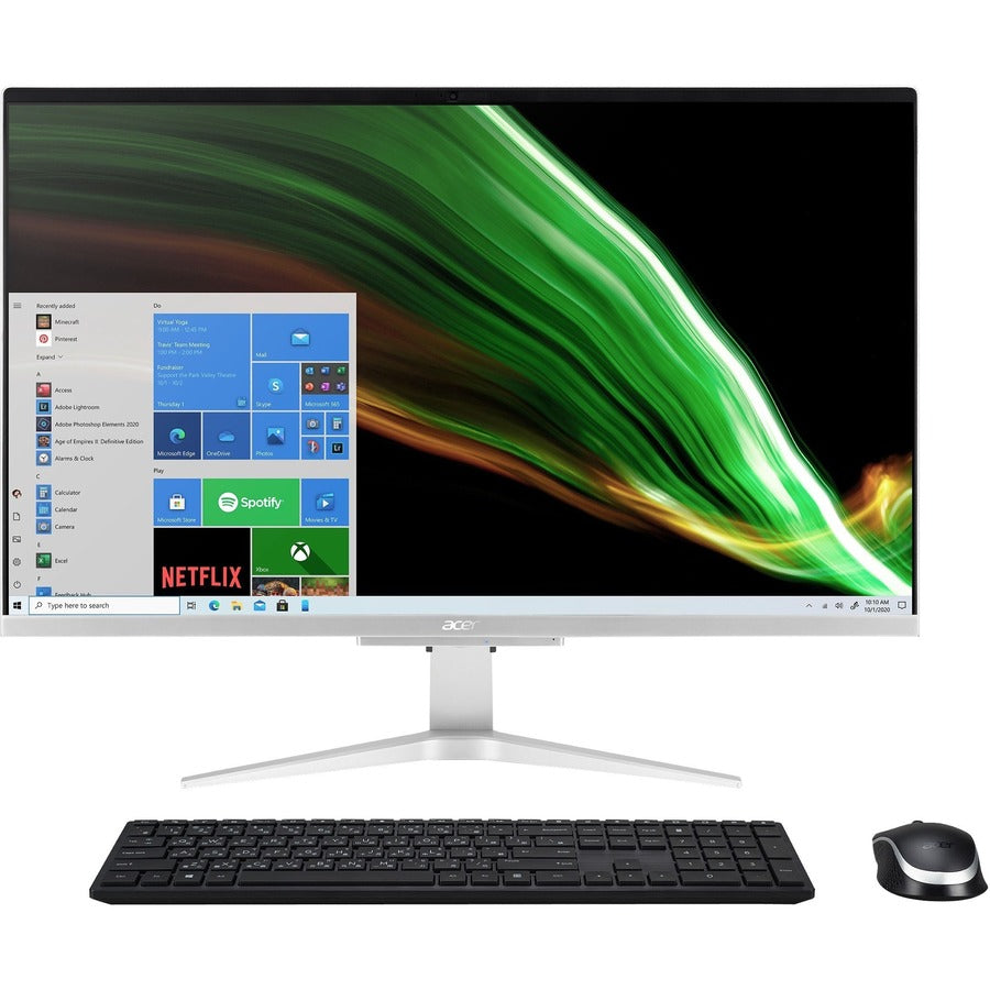 Acer Aspire C27-1655 C27-1655-URi5 All-in-One Computer - Intel Core i5 11th Gen i5-1135G7 - 8 GB - 512 GB SSD - 27" Full HD - Desktop DQ.BHMAA.006