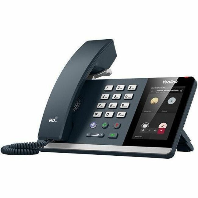 Yealink MP54-Zoom IP Phone - Corded - Corded - Wi-Fi, Bluetooth - Desktop, Wall Mountable - Classic Gray 1301114