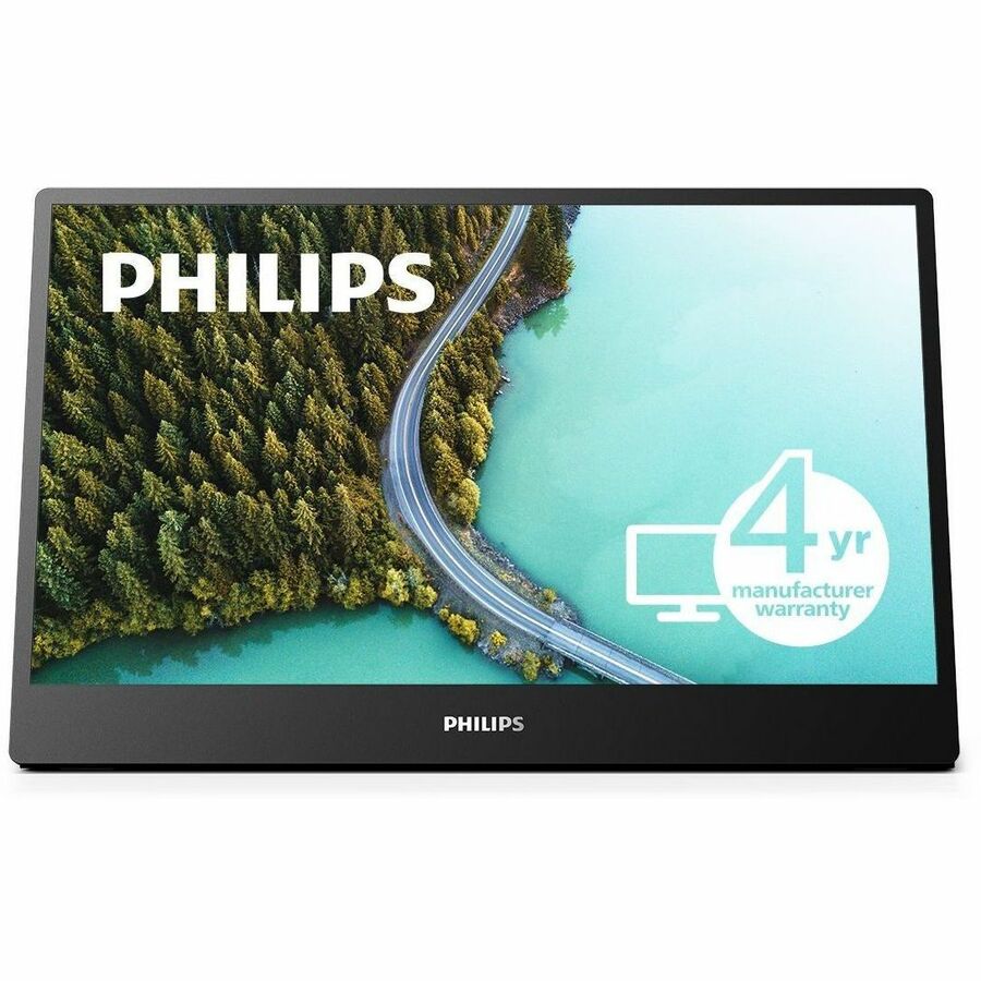 PHILIPS 16B1P3300 - 15.6 inch Portable Monitor, LED, FHD, USB-C, Micro-HDMI, 4 Year Manufacturer Warranty - 16" 16B1P3300