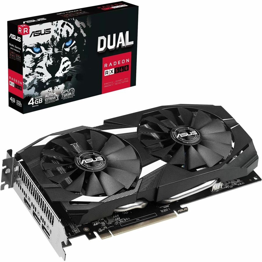 Asus AMD Radeon RX 560 Graphic Card - 4 GB GDDR5 DUAL-RX560-4G