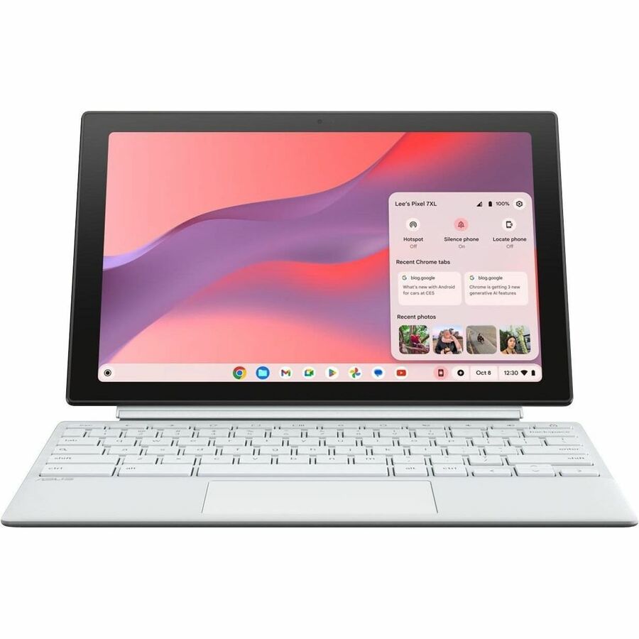 Asus Chromebook Detachable CM3 CM3001DM2A-YZ44T-S 10.5" Touchscreen Rugged Detachable 2 in 1 Chromebook - WUXGA - Octa-core (ARM Cortex A76 + Cortex A55) - 4 GB - 64 GB Flash Memory - Foggy Silver CM3001DM2A-YZ44T-S