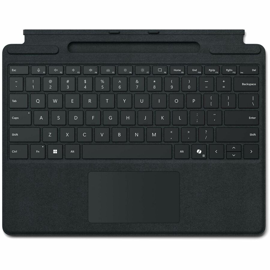 Microsoft Keyboard/Cover Case Microsoft Surface Pro Tablet - Black 8XB-00139