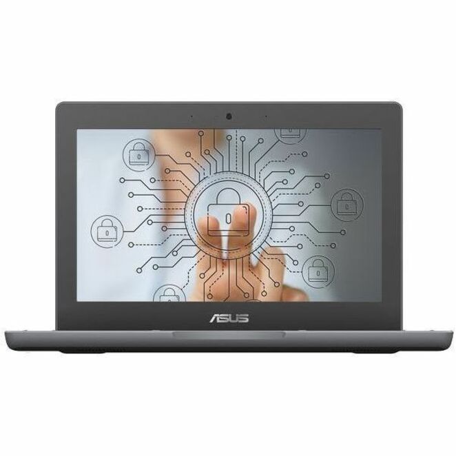 Asus Chromebook CR1 CR1100CKA-YZ142T 11.6" Touchscreen Rugged Chromebook - HD - Intel Celeron N5100 - 4 GB - 32 GB Flash Memory - Dark Gray CR1100CKA-YZ142T