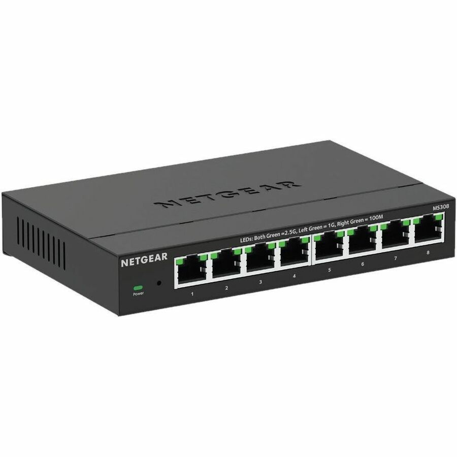 Netgear 8-Port 2.5G Multi-Gigabit Ethernet Unmanaged Switch MS308100NAS