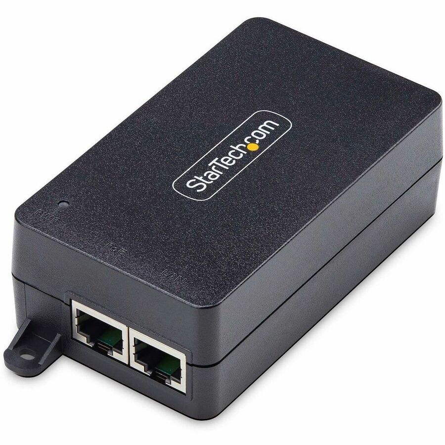 StarTech.com 1-Port 2.5GbE PoE+ Injector, Multi-Gigabit 10M/100M/1G/2.5G Ethernet, Midspan PoE/PoE+ (802.3af/802.3at), 30W, Unmanaged AF212C-POE-INJECTOR