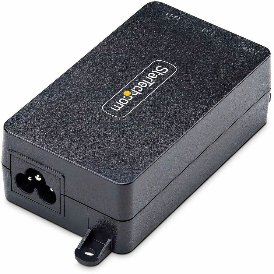 StarTech.com 1-Port 2.5GbE PoE+ Injector, Multi-Gigabit 10M/100M/1G/2.5G Ethernet, Midspan PoE/PoE+ (802.3af/802.3at), 30W, Unmanaged AF212C-POE-INJECTOR