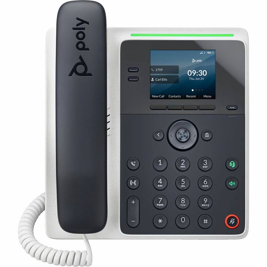 Poly Edge E100 IP Phone - Corded - Corded - Desktop, Wall Mountable 82M86AA