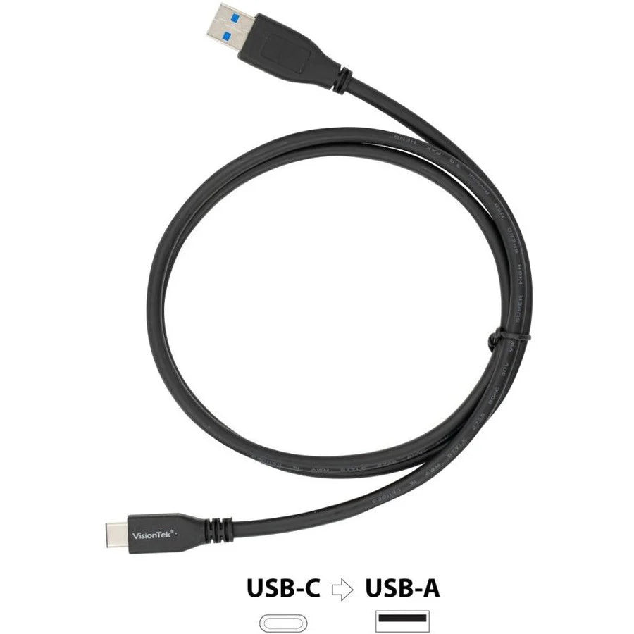 VisionTek USB-C to USB-A 1M Cable (M/M) 900826