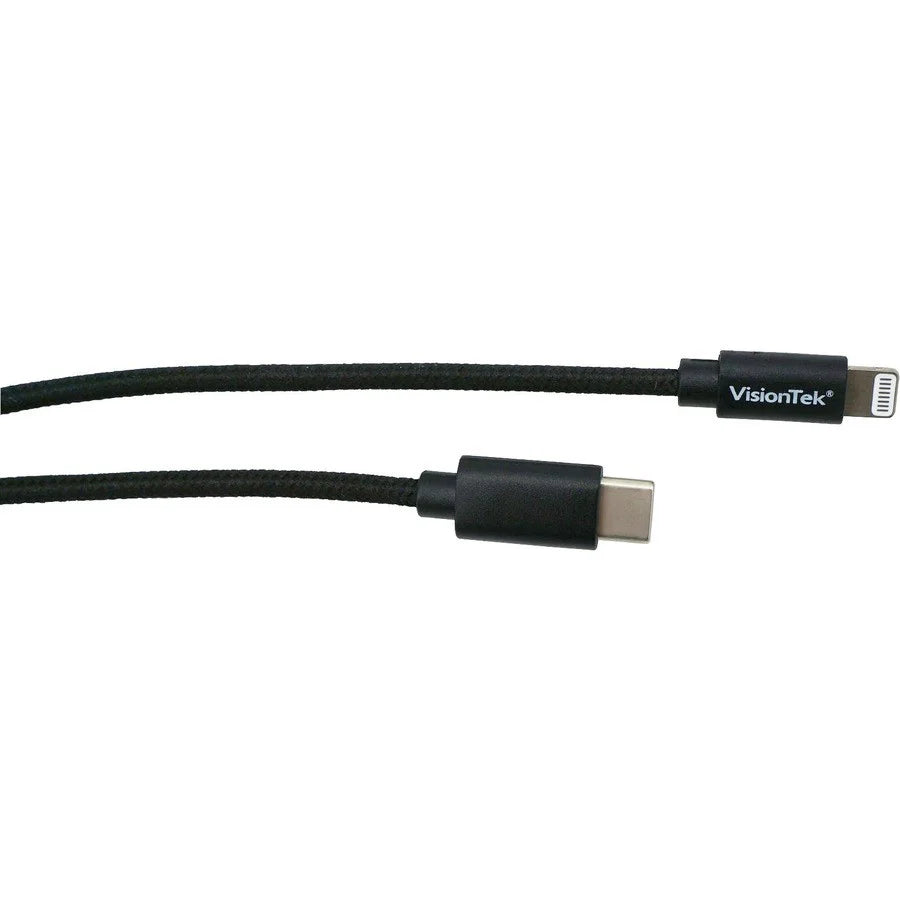 VisionTek USB-C to Lightning MFI 2 Meter Cable (M/M) 901450