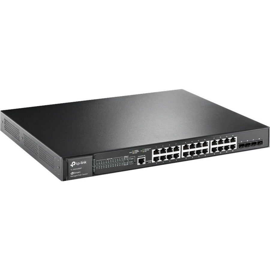 TP-Link TL-SG3428MP - JetStream&trade; 28-Port Gigabit L2+ Managed Switch with 24-Port PoE+ TL-SG3428MP