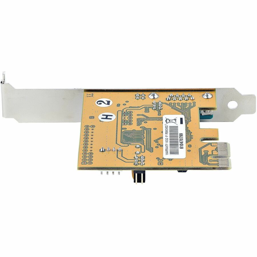 StarTech.com 1-Port PCI Express Serial Card, PCIe to RS232 (DB9) Serial Interface Card, 16C1050 UART, COM Retention, Low Profile, Win & Linux 11050-PC-SERIAL-CARD