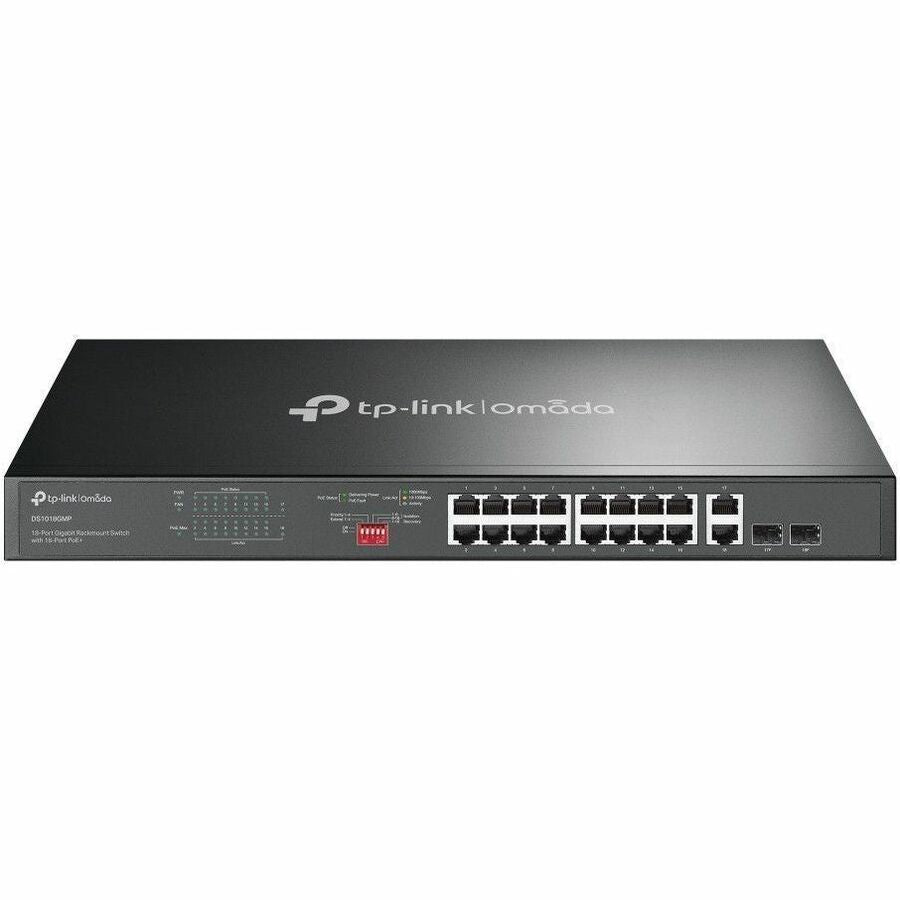 TP-Link Omada 18-Port Gigabit Rackmount Switch with 16-Port PoE+ DS1018GMP