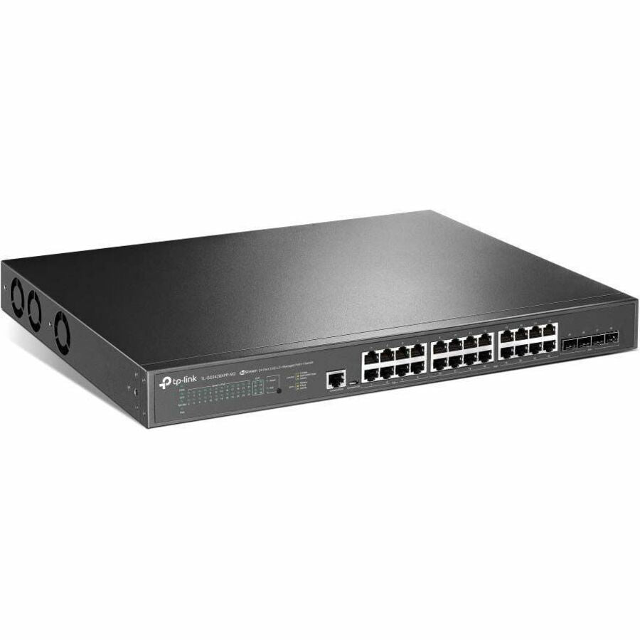 TP-Link JetStream 24-Port 2.5GBASE-T and 4-Port 10GE SFP+ L2+ Managed Switch with 16-Port PoE+ & 8-Port PoE++ SG3428XPP-M2