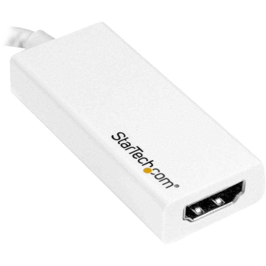 StarTech.com - USB-C to HDMI Adapter - 4K 30Hz - White - USB Type-C to HDMI Adapter - USB 3.1 - Thunderbolt 3 Compatible CDP2HDW