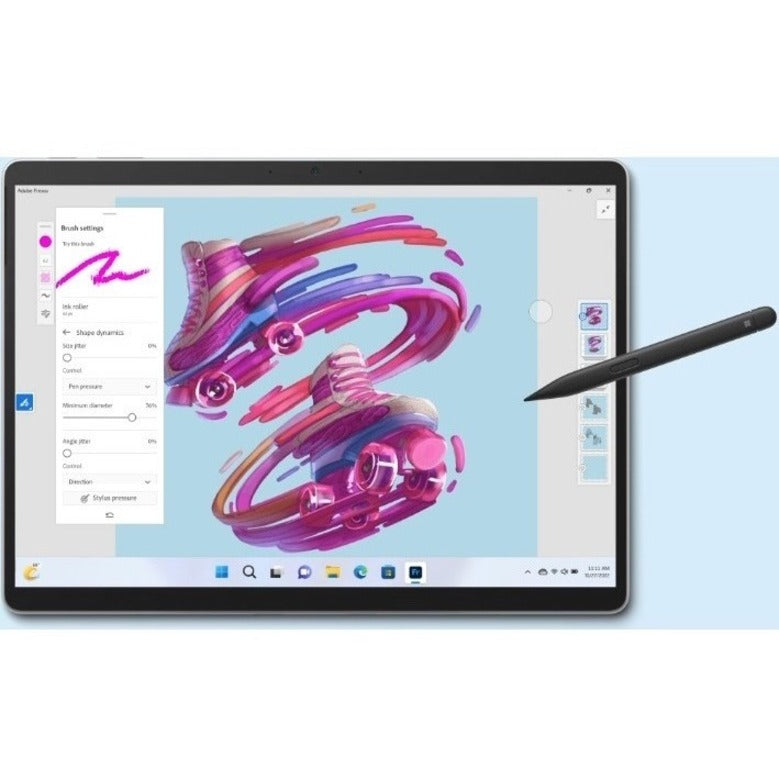 Microsoft Surface Pro 9 Tablet - 13" - 8 GB - 512 GB SSD - Windows 11 Pro 64-bit - Platinum QHB-00001