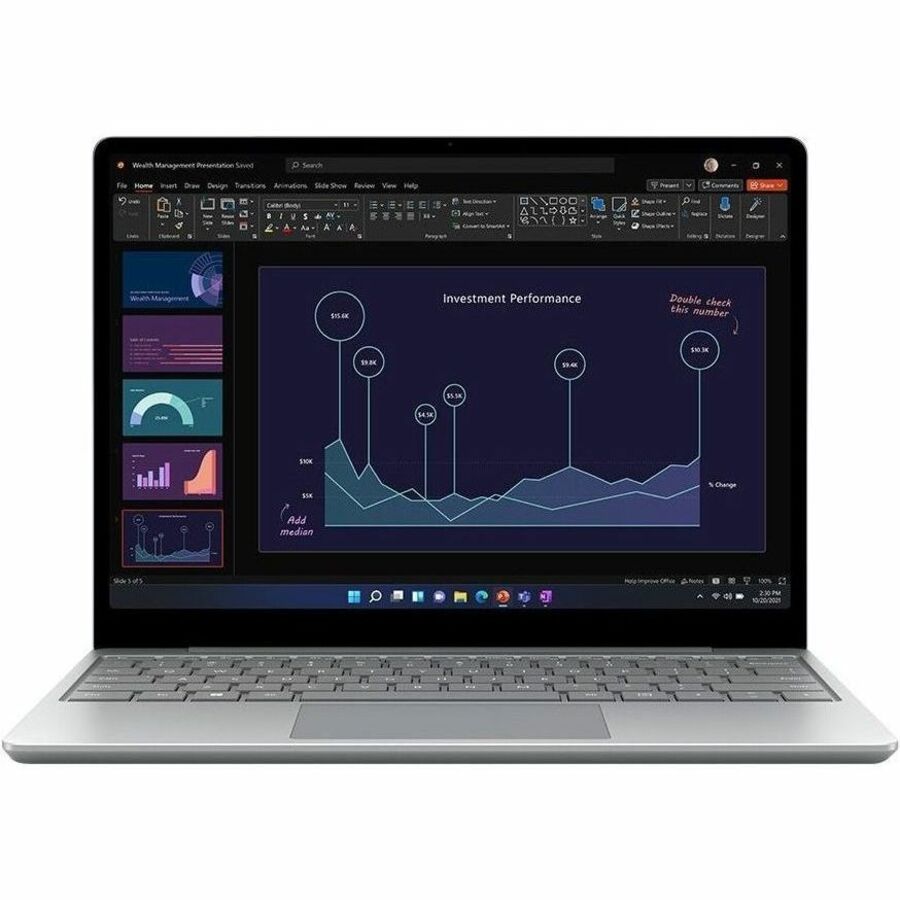 Microsoft Surface Laptop Go 2 12.4" Touchscreen Notebook - Intel Core i5 11th Gen i5-1135G7 - 8 GB - 128 GB SSD - Sage 8QC-00026