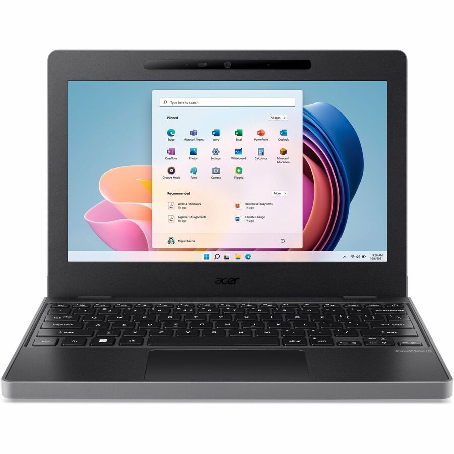 Acer TravelMate B3 B311-33 TMB311-33-C3FM 11.6" Notebook - WXGA - Intel N100 - 4 GB - 128 GB SSD - Black NX.VYMAA.001