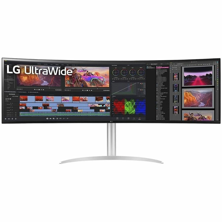 LG 49WQ95C-W 49" Class UW-QHD Curved Screen Gaming LCD Monitor - 32:9 49WQ95C-W