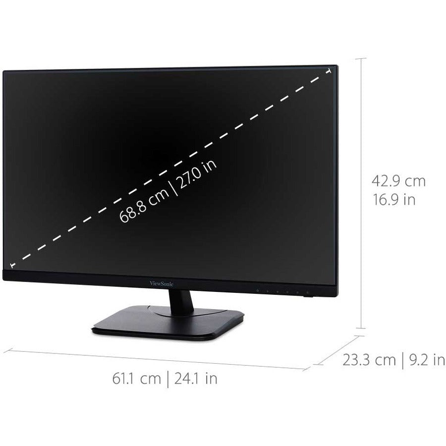 Viewsonic 27" Display, IPS Panel, 1920 x 1080 Resolution VA2756-MHD