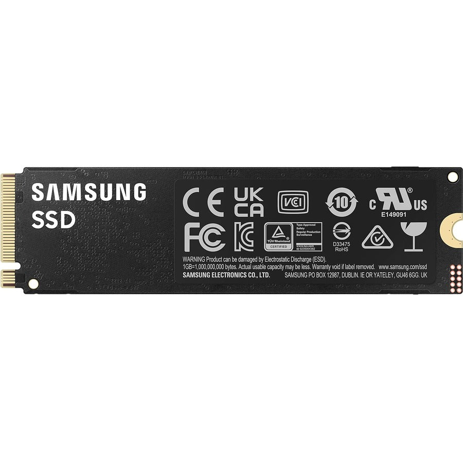 Samsung 990 PRO MZ-V9P2T0B/AM 2 TB Solid State Drive - M.2 2280 Internal - PCI Express NVMe (PCI Express NVMe 4.0 x4) MZ-V9P2T0B/AM